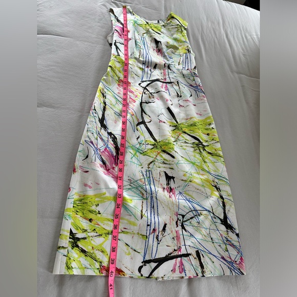 Milly Abstract Print Sheath Dress - Picture 4 of 8